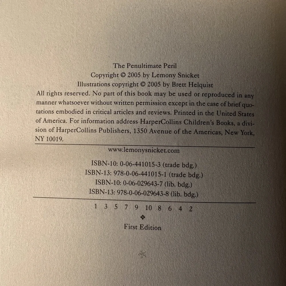 Lemony Snicket Series of Unfortunate Events Complete 13 Book Set 1st Ed HC
